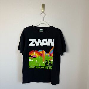 Vintage Zwan Mary Star Tour T Shirt Y2K 90s Billy Corgan Smashing Pumpkins USA M
